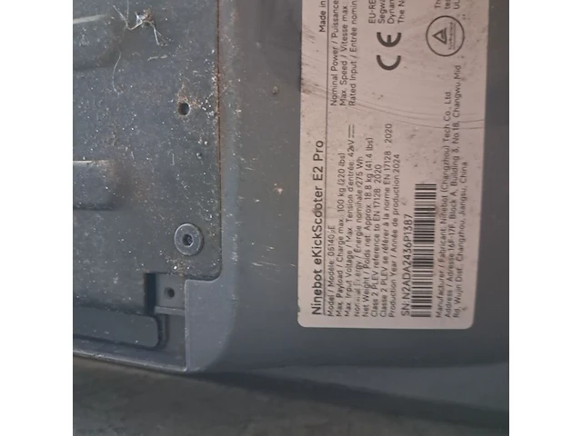 Elektrische step, ninebot, e2 pro, 2024 - afbeelding 5 van  13
