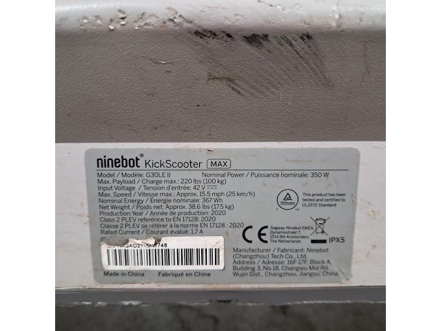 Elektrische step, ninebot - afbeelding 9 van  11