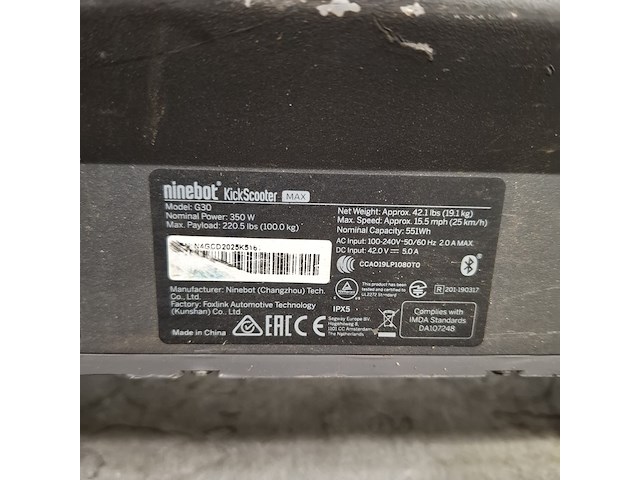 Elektrische step, ninebot - afbeelding 4 van  13