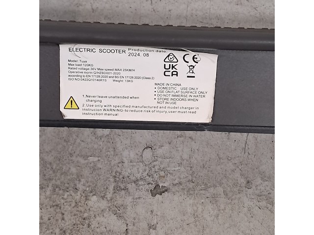 Elektrische step, tuya - afbeelding 5 van  13