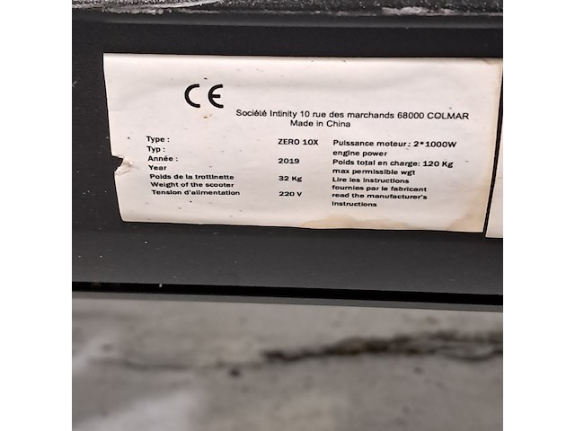 Elektrische step, zero 10x - afbeelding 6 van  16