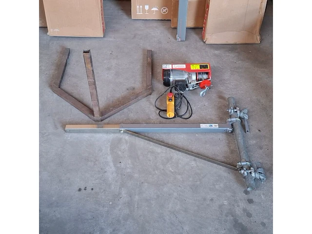 Elektrische takel, hbm, pa 400d, 2020, met hijsconstructie - afbeelding 1 van  8
