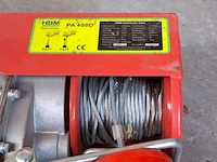 Elektrische takel, hbm, pa 400d, 2020, met hijsconstructie - afbeelding 3 van  8