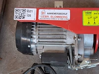 Elektrische takel, hbm, pa 400d, 2020, met hijsconstructie - afbeelding 5 van  8