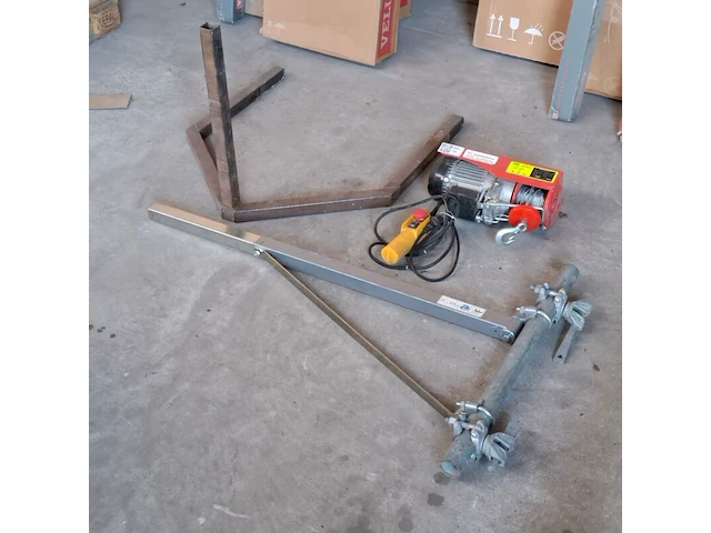Elektrische takel, hbm, pa 400d, 2020, met hijsconstructie - afbeelding 8 van  8