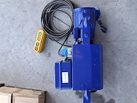 Elektrische takel / lier – 230v , blauw - afbeelding 7 van  10