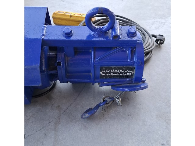 Elektrische takel / lier – 230v, blauw - afbeelding 5 van  10