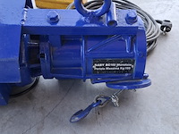 Elektrische takel / lier – 230v, blauw - afbeelding 5 van  10