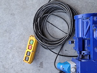 Elektrische takel / lier – 230v, blauw - afbeelding 8 van  10