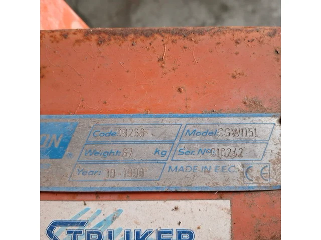 Elektrische tegelzaag, norton, cgw1151, 1998 - afbeelding 7 van  9