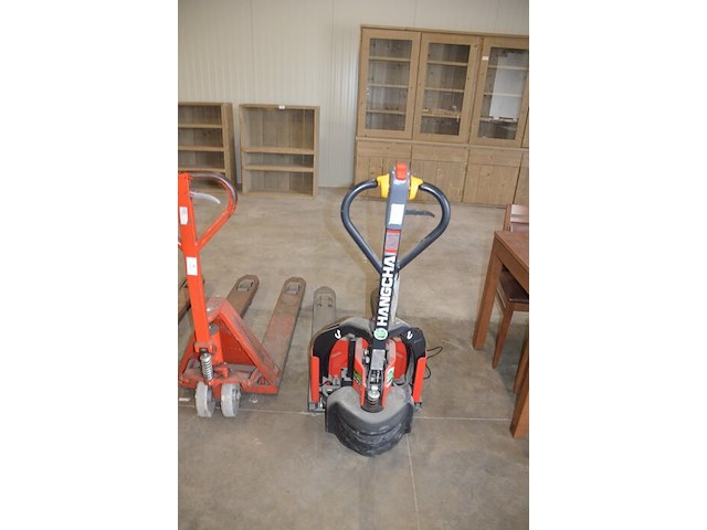 Elektrische transpallet hangcha type cbd12-w2m-1 max 1200kg met accu en lader - afbeelding 1 van  13