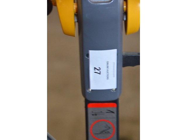 Elektrische transpallet hangcha type cbd12-w2m-1 max 1200kg met accu en lader - afbeelding 13 van  13