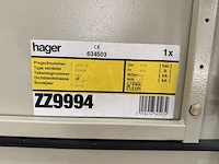 Elektrische verdeelkast, hager, fg26w / 634503, grijs/wit, 2000, met automaten en 400a hoofdschakelaar - afbeelding 7 van  13