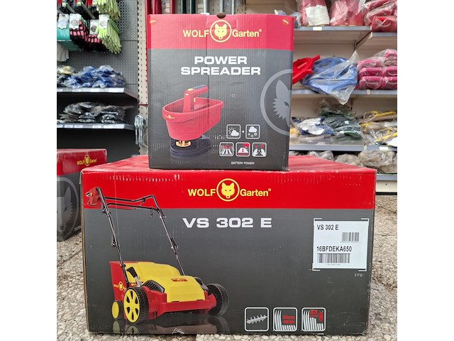 Elektrische verticuteermachine en strooier wolf garten - afbeelding 1 van  12