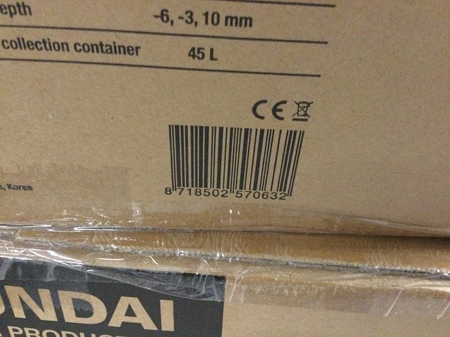 Elektrische verticuteermachine, hyundai, 57063 - afbeelding 3 van  3