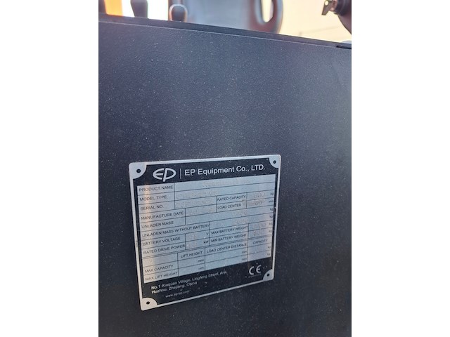 Elektrische vorkheftruck , ep, cpd18tv8, 2021 - afbeelding 3 van  19