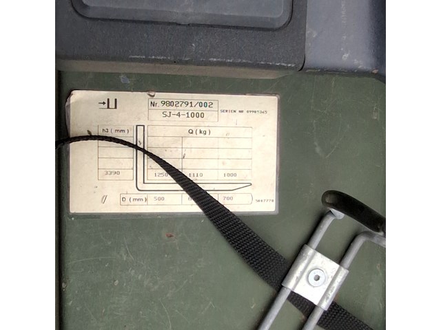Elektrische vorkheftruck, jungheinrich, efg df 12.5, 1998 - afbeelding 5 van  19