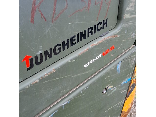 Elektrische vorkheftruck, jungheinrich, efg df 12.5, 1998 - afbeelding 7 van  19