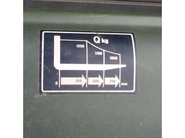 Elektrische vorkheftruck, jungheinrich, efg df 12.5, 1999 - afbeelding 4 van  17