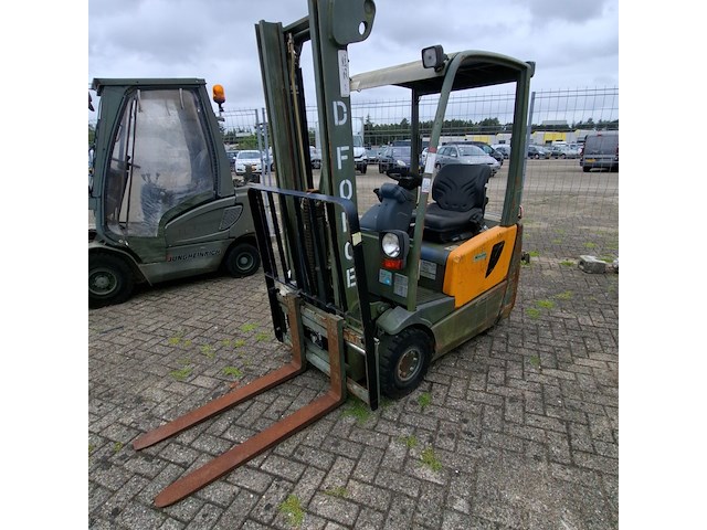 Elektrische vorkheftruck, jungheinrich, efg df 13, 2002 - afbeelding 1 van  25