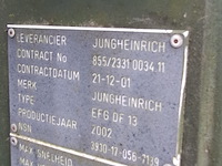 Elektrische vorkheftruck, jungheinrich, efg df 13, 2002 - afbeelding 15 van  25