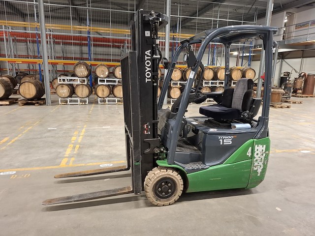 Elektrische vorkheftruck toyota, traigo 48 15, bouwjaar 2018 - afbeelding 1 van  22