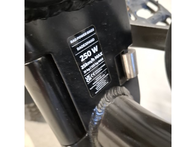 Elektrische vouwfiets, rad power bikes, radexpand, zwart - afbeelding 13 van  20