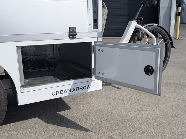 Elektrische vrachtfiets, urban arrow, tender, 2022, met bosch cargo line aandrijving - afbeelding 4 van  22