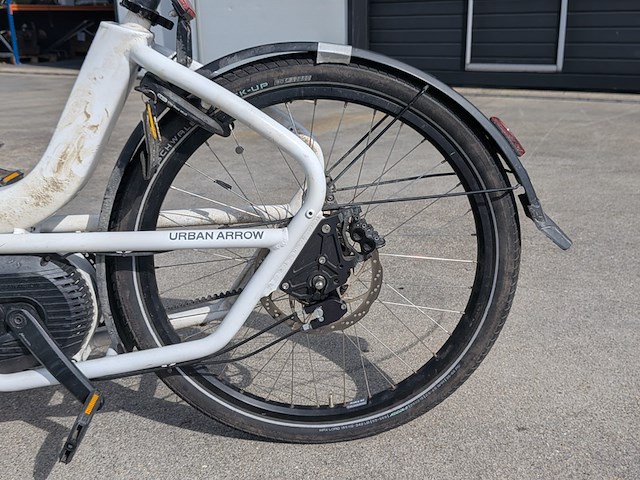 Elektrische vrachtfiets, urban arrow, tender, 2022, met bosch cargo line aandrijving - afbeelding 10 van  22
