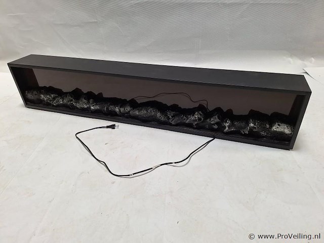 Elektrische wandhaard - ca. 150x18x29 cm - afbeelding 1 van  5