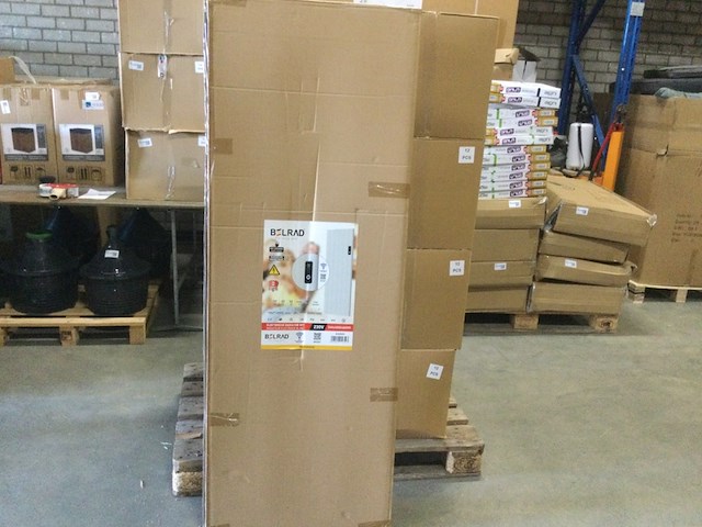 Elektrische wandradiator belrad, blrew006, wit - afbeelding 2 van  3
