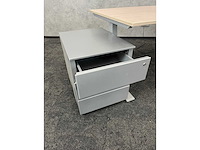 Elektrische zit-sta bureau met ladenblok 180x80 - afbeelding 7 van  7