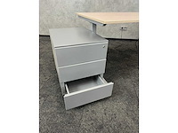 Elektrische zit-sta bureau met ladenblok 180x80 - afbeelding 11 van  15