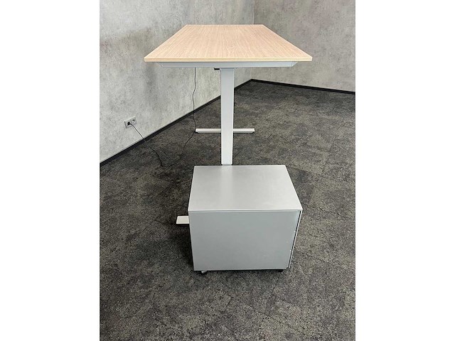 Elektrische zit-sta bureau met ladenblok 180x80 - afbeelding 15 van  15