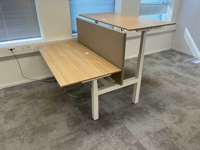 Elektrische zit-sta duo bureau 160x80 - afbeelding 10 van  17