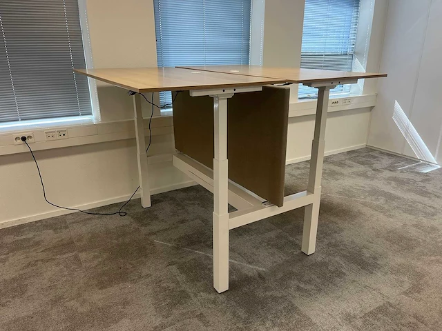 Elektrische zit-sta duo bureau 160x80 - afbeelding 11 van  16