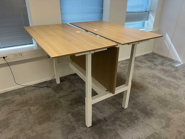 Elektrische zit-sta duo bureau 160x80 - afbeelding 12 van  16
