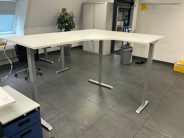 Elektrische zit sta hoek bureau (2x) - afbeelding 2 van  5
