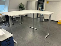 Elektrische zit sta hoek bureau (2x) - afbeelding 2 van  5