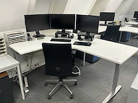 Elektrische zit sta hoek bureau (3x) - afbeelding 3 van  9