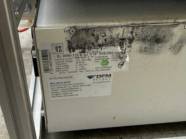 Elektro automatic gmbh - ps 9040-120 2 u 19 2he 3000w - labvoeding - afbeelding 7 van  7