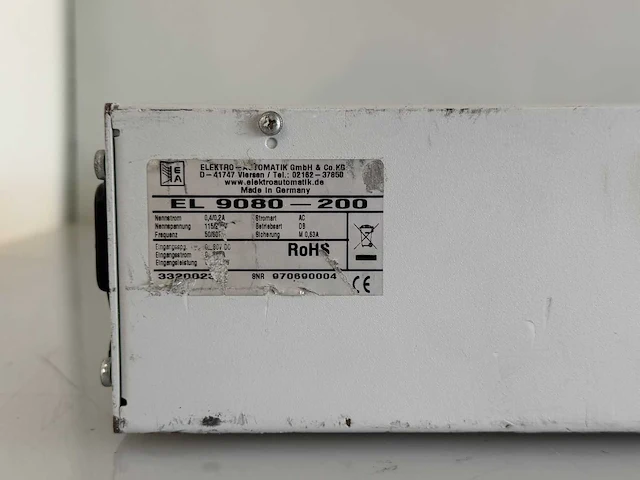 Elektro automatik - el 9080 - 200 - laboratorium voeding - afbeelding 3 van  4