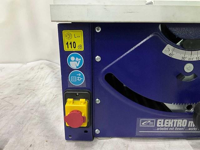 Elektro maschinen - psem 2505p top line - zaagmachine - afbeelding 3 van  19
