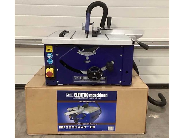 Elektro maschinen - psem 2505p top line - zaagmachine - afbeelding 1 van  19
