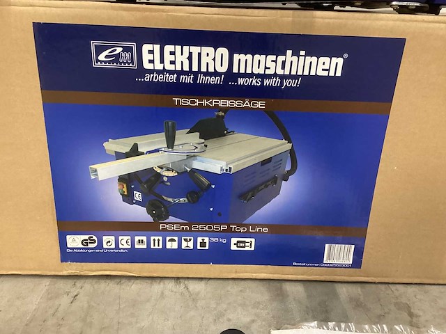 Elektro maschinen zaagtafel psem 2505p 1,8kw 230v profline - afbeelding 4 van  4