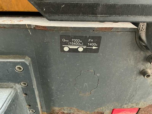 Elektro trekker, jungheinrich, esz-570, geel, 2014 - afbeelding 12 van  15