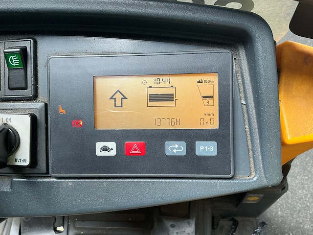 Elektro trekker, jungheinrich, esz-570, geel, 2015 - afbeelding 9 van  11