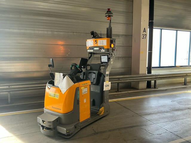 Elektro trekker, jungheinrich, ezs-350-a-ftf, geel, 2018, elektrisch - afbeelding 1 van  12