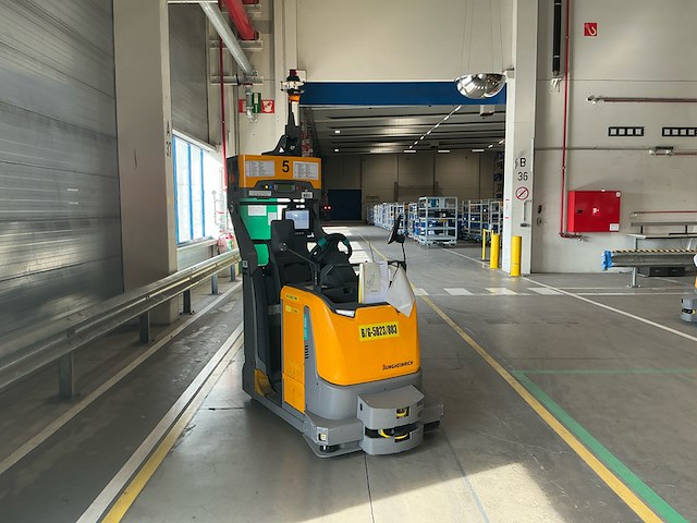 Elektro trekker, jungheinrich, ezs-350-a-ftf, geel, 2018, elektrisch - afbeelding 5 van  12