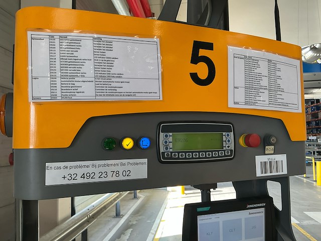 Elektro trekker, jungheinrich, ezs-350-a-ftf, geel, 2018, elektrisch - afbeelding 9 van  12